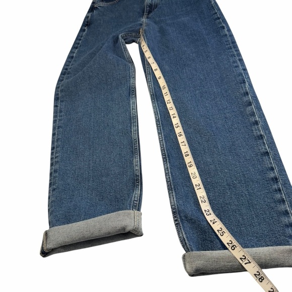 Banana Republic Dark Blue Ankle Straight Fit Jeans Sz 27 - Picture 7 of 10